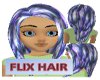 flix hair purple