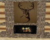 deer fireplace