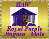 Royal Purple Jingasa - M