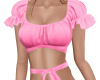 Daisy Tied Top Pink