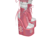 Pink Santa Boots