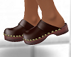 Country Brown Clogs
