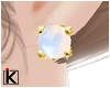 |K Opal Stud Earring