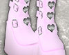 ∆ heart shoes pink