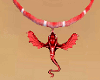 Ruby dragon necklace