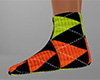 Halloween Socks 8 flat (F)