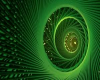 Green Animated Round Rug