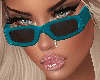 Casual Turquoise Glasses
