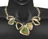 Golds n Greens Necklace