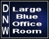 Large Blue Room Wainscot