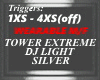 SILVER DJ LIGHT,TOWER XT