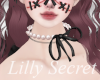 pearl bow choker