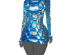 Blue Cobra Sexy Dress