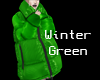 Winter green puffer