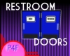 P4F Restroom Doors Blue
