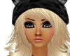 Blond Hair Black Hat
