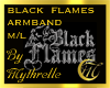 BLACK FLAMES MALE LEFT