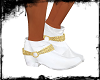 Shoes white/gold