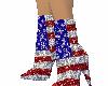 sparkle flag boots