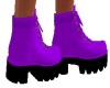 purple kids boots