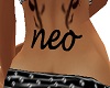 neo tattoo persenal name