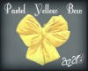 aza~ Pastel Yellow Bow