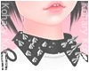 Ko ll Spiked Collar Blk