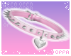♡ heart choker | pink