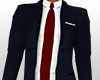 EM DkBlue Suit Red Tie