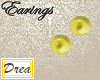 -Earrings- Pearl Yellow