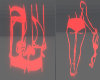 DBLE NEON GIRL STICKER 1