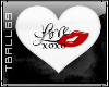 White Love Heart sticker
