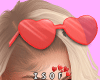S-Heart Red Glasses A.