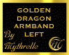 GOLDEN DRAGON ARMBAND L