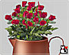 *Vintage Vase Red Roses