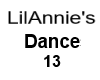 Annie 13 dance