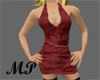 MP Red Satin Dress