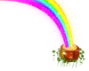 Pot of gold and Rainbow