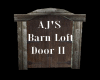 AJ'S Barn Loft BrownDoor