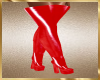 SB~Red Thigh High Boots