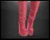 Red/Pnk Knee High Boots