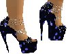 Sexy Blue Pocadot Shoes