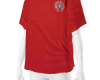 chrome red tee