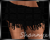 $Mini Fringe Skirt Black