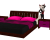 F!Cherrywood Pink Bed