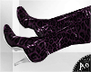 Ao. Latex Boots Purple
