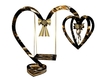 Gold Rose Wedding Swing