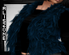 [AZ] Blue Fur Vest LAYER
