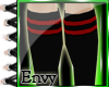 [E] Striped Tubes BlkRed
