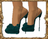 B2U Gown Green Heels